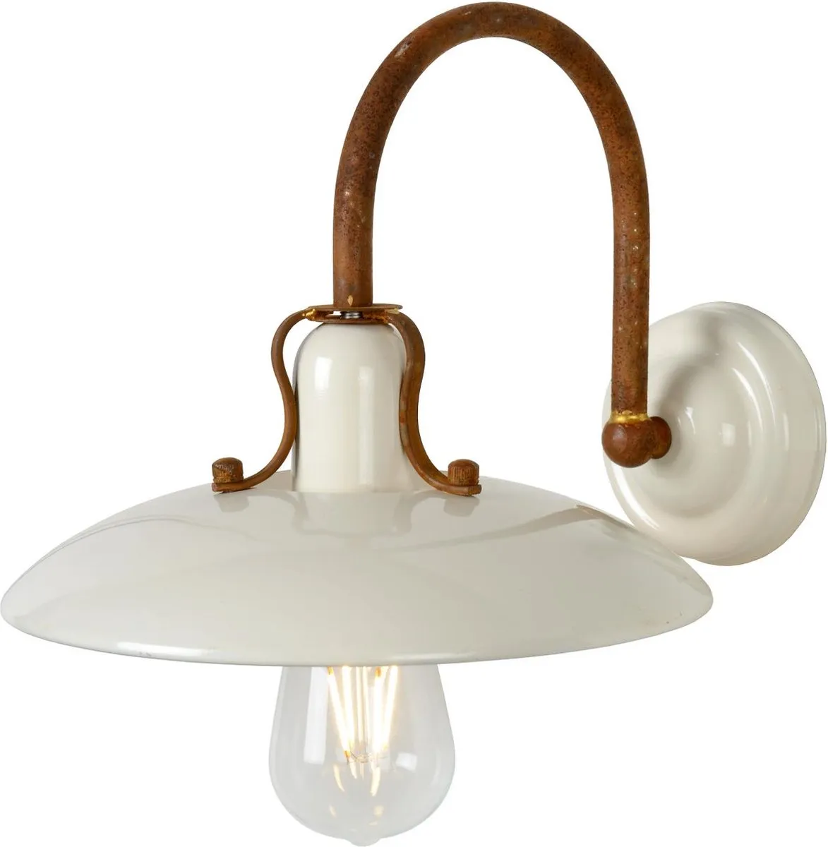 Lucide RÖMER Wandlamp E27 - Beige