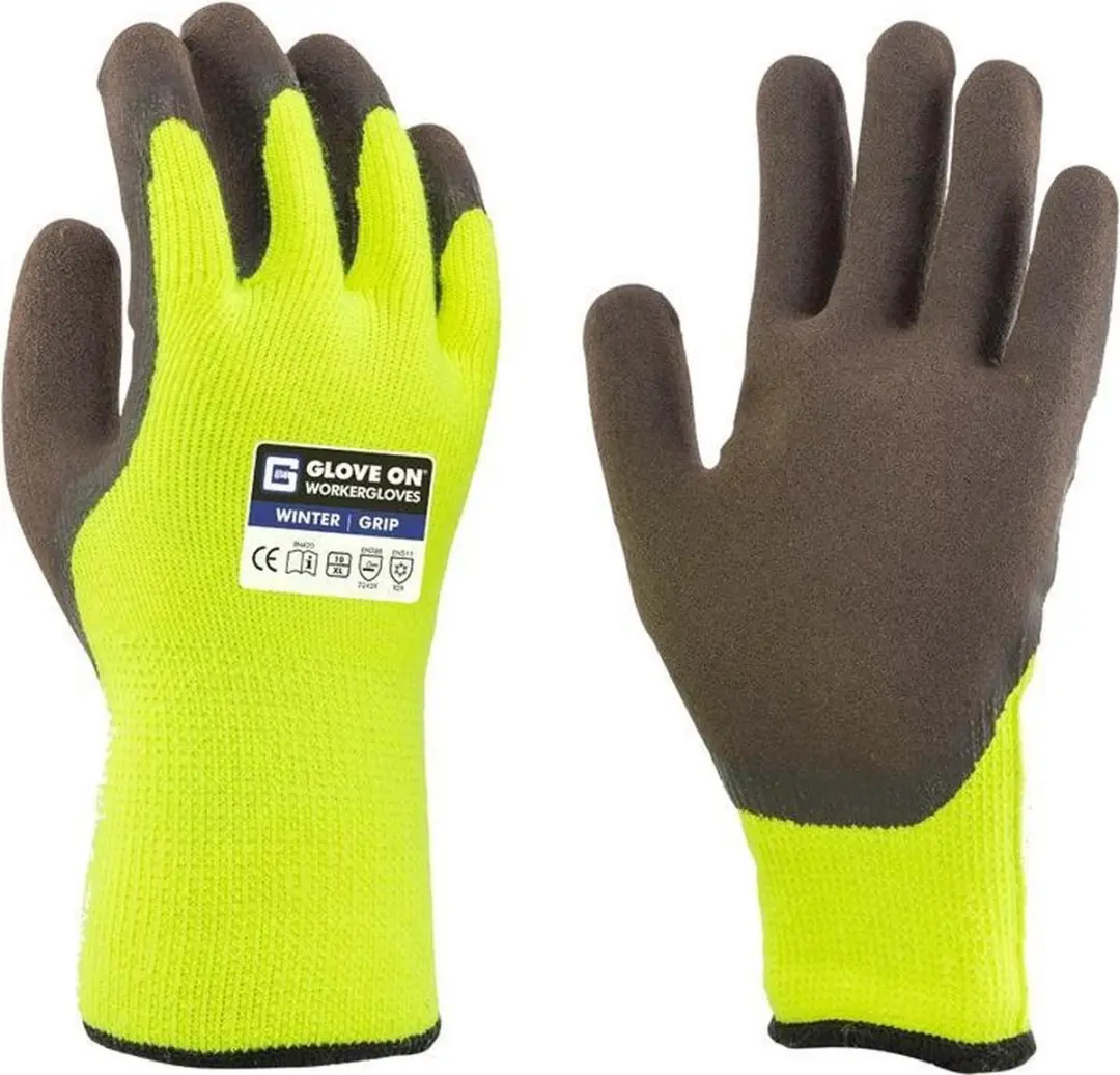 Glove On Winter Grip Werkhandschoenen 9/L - Multicolor