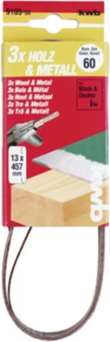 KWB Schuurband 13x457mm Korrel 100