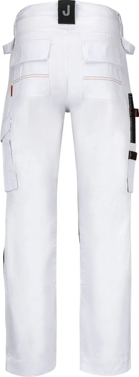 Jobman Service Heren Werkbroek 2321 56 - Wit/Zwart