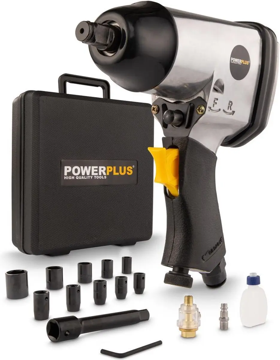 Powerplus POWAIR0010 Pneumatische Slagmoersleutel 1/2"