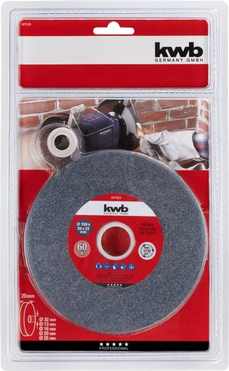 KWB Slijpsteen Ø150mm