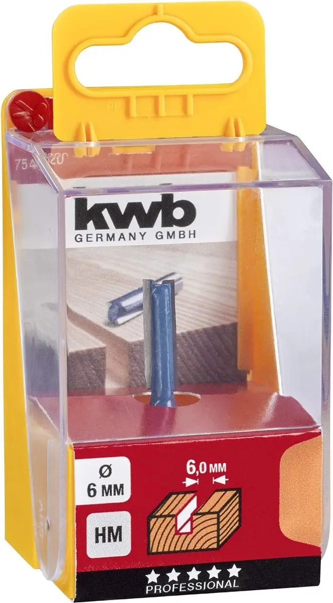 KWB HM-groeffrees Professional Ø6mm - 20mm - Blauw/grijs - afbeelding 6 van 6
