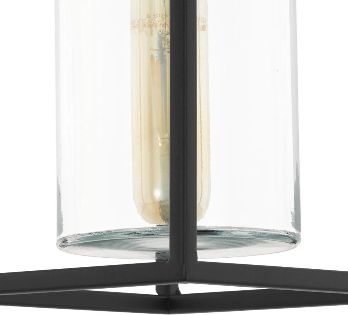 Eglo Trecate Wandlamp Buiten E27 - 35,5cm - Zwart