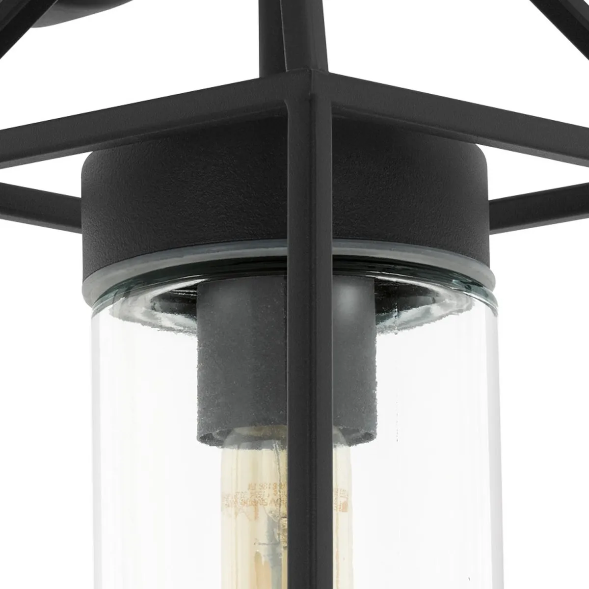 Eglo Trecate Wandlamp Buiten E27 - 35,5cm - Zwart