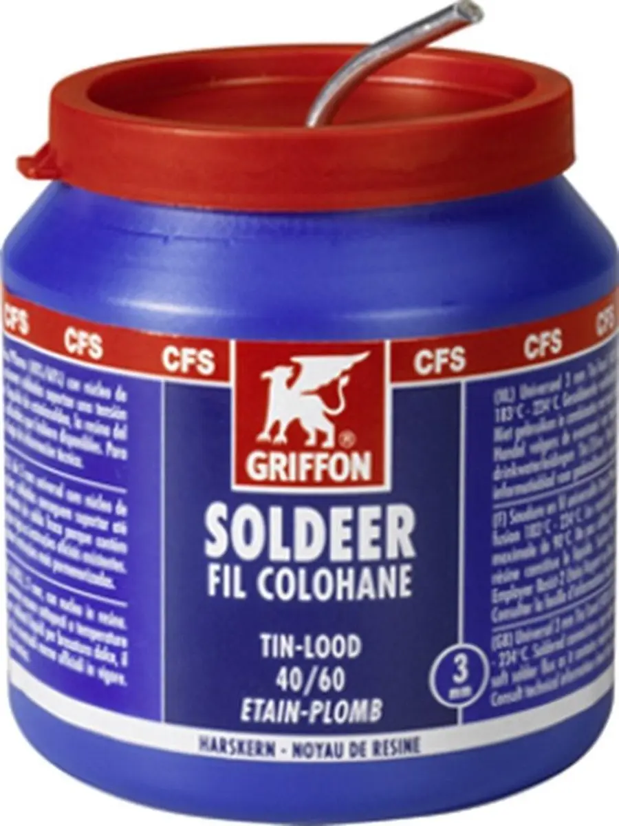 Griffon CFS Draadsoldeer 40/60 Harskern 3mm - 500g