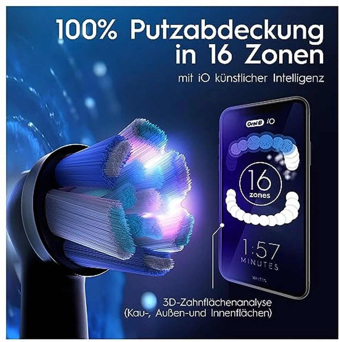 Oral-B IO Series 9 Luxe Edition 4210201421863 Elektrische Tandenborstel - 3 Borstels - Zwart