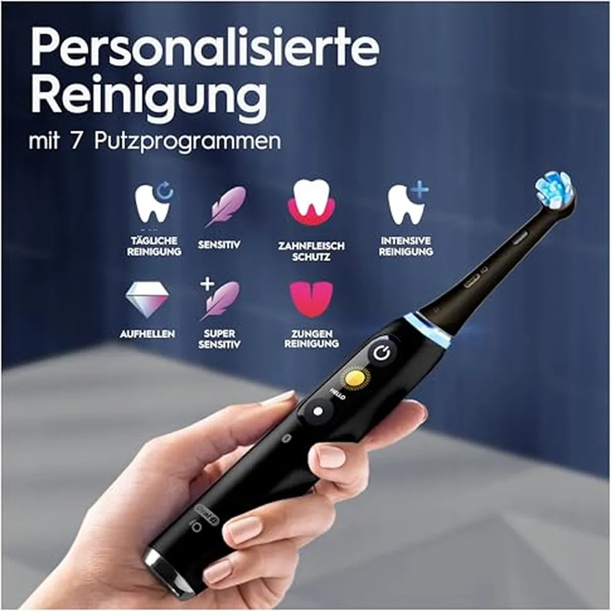 Oral-B IO Series 9 Luxe Edition 4210201421863 Elektrische Tandenborstel - 3 Borstels - Zwart