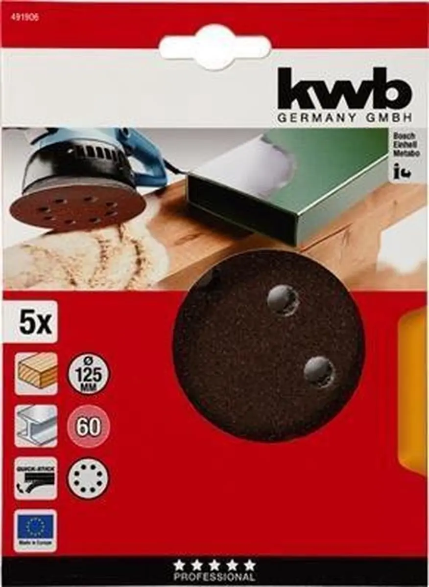 KWB Schuurschijf 125mm K60
