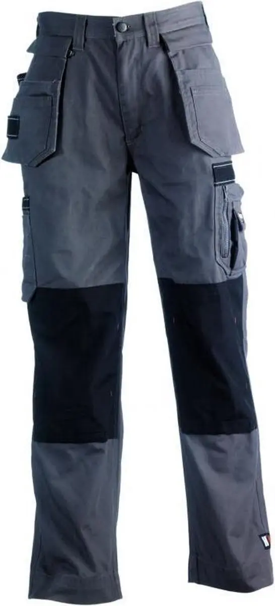 Herock Hercules Werkbroek - Kniestukken 52 Grijs/Zwart