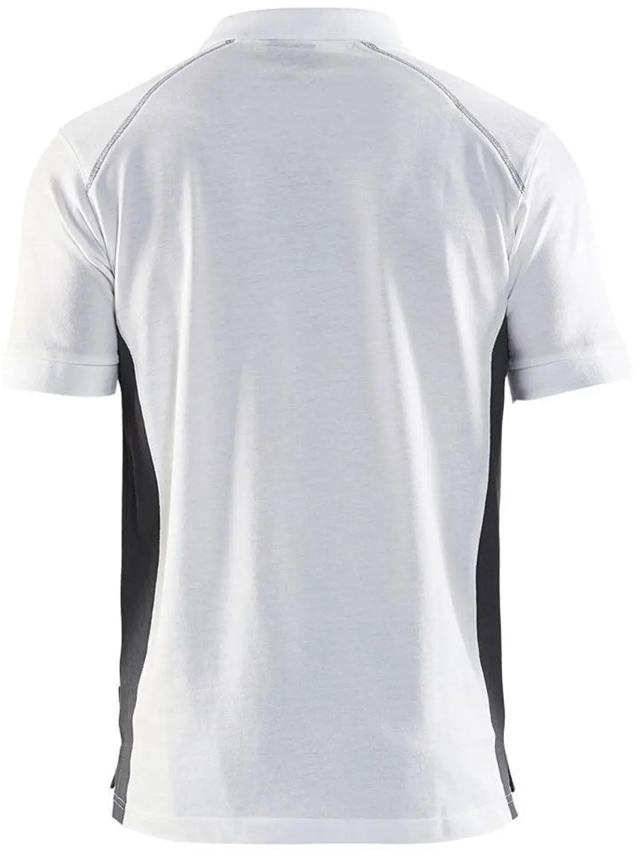 Blåkläder Poloshirt Piqué 3324-1050 - XS - Wit/Donkergrijs