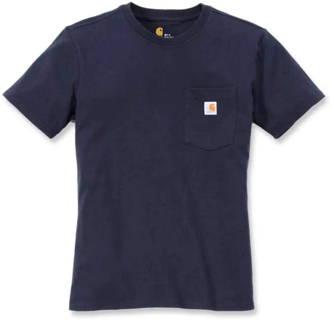 Carhartt Damen Workw Pocket T-Shirt L - Navy