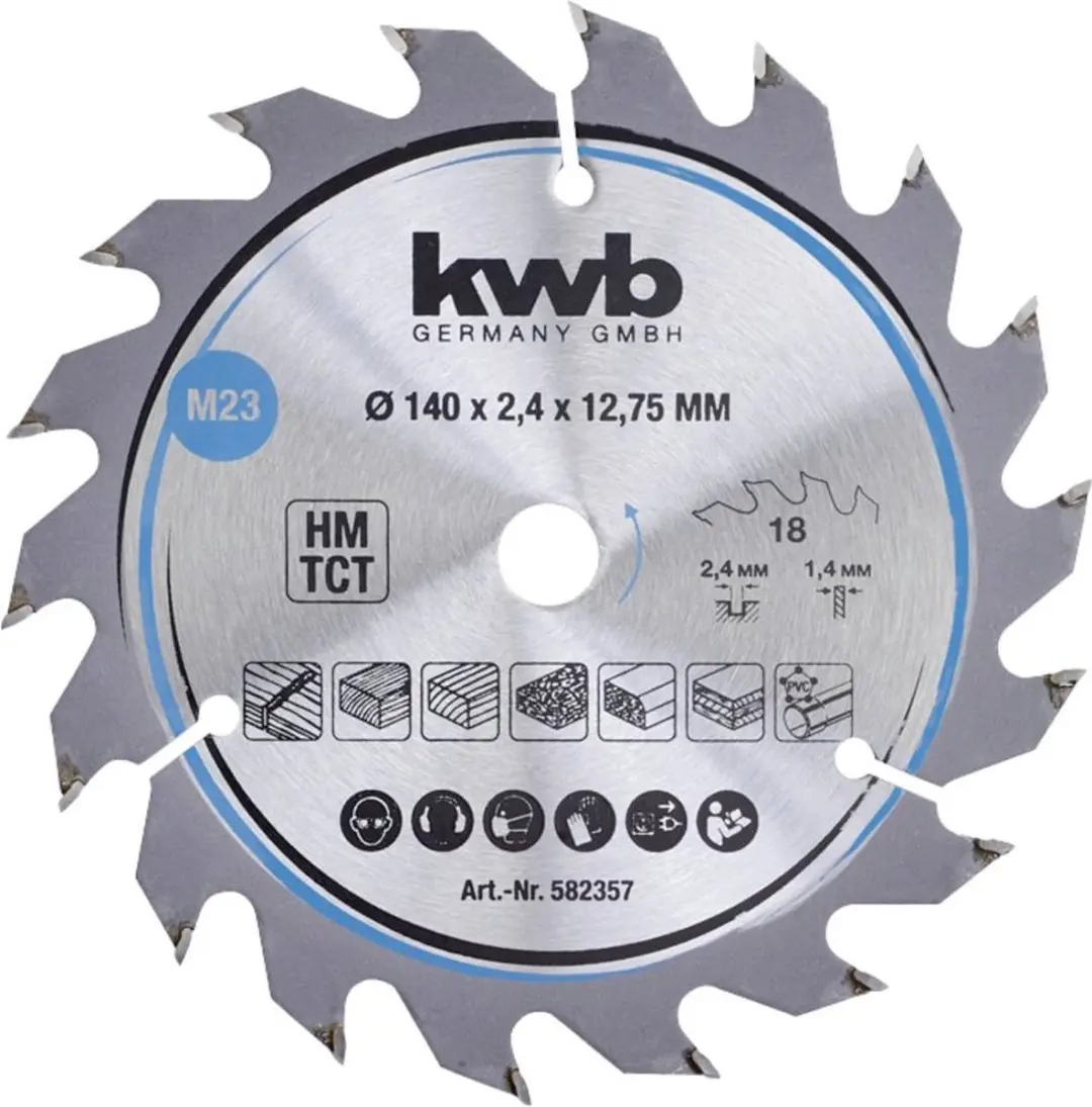 KWB Hardmetaal-cirkelzaagblad 582357