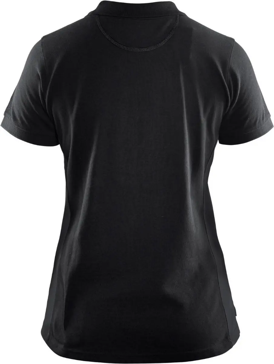 Blåkläder Dames Poloshirt Piqué 3390-1050 - M - Zwart/Donkergrijs