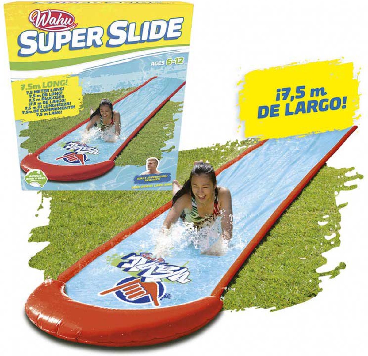 Wahu - Backyard Super Slide - Waterglijmat - Waterglijbaan