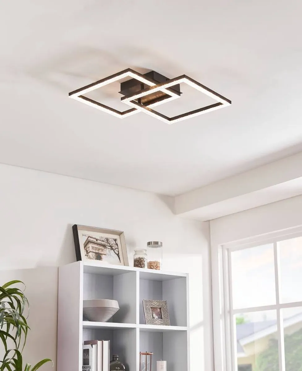 Eglo Lejias Plafondlamp LED 45cm Zwart