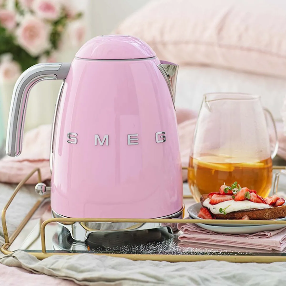 Smeg KLF03PKEU Waterkoker Roze 1,7L