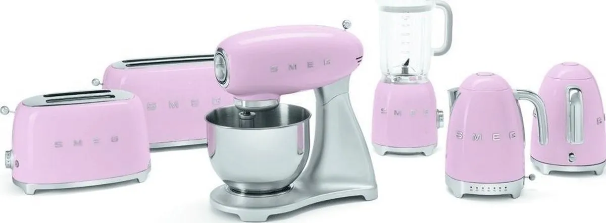 Smeg KLF03PKEU Waterkoker Roze 1,7L