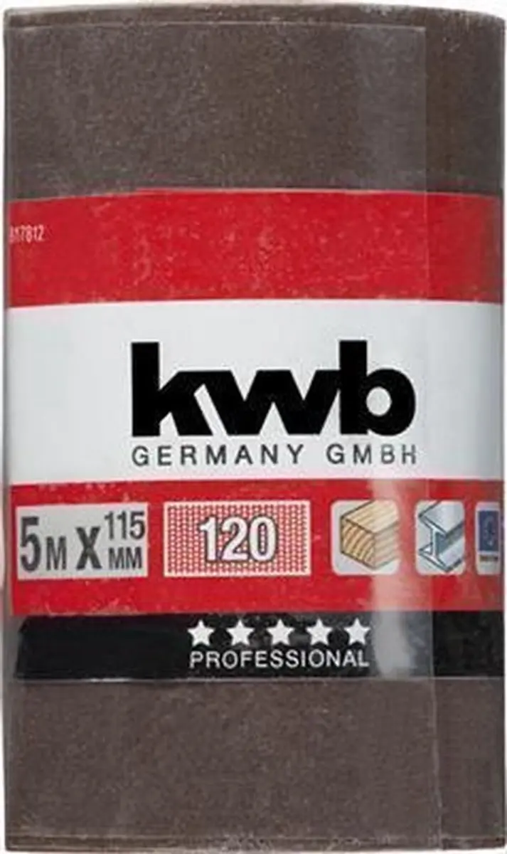 KWB Schuurrol K120 8178-12 - 5m x 115mm