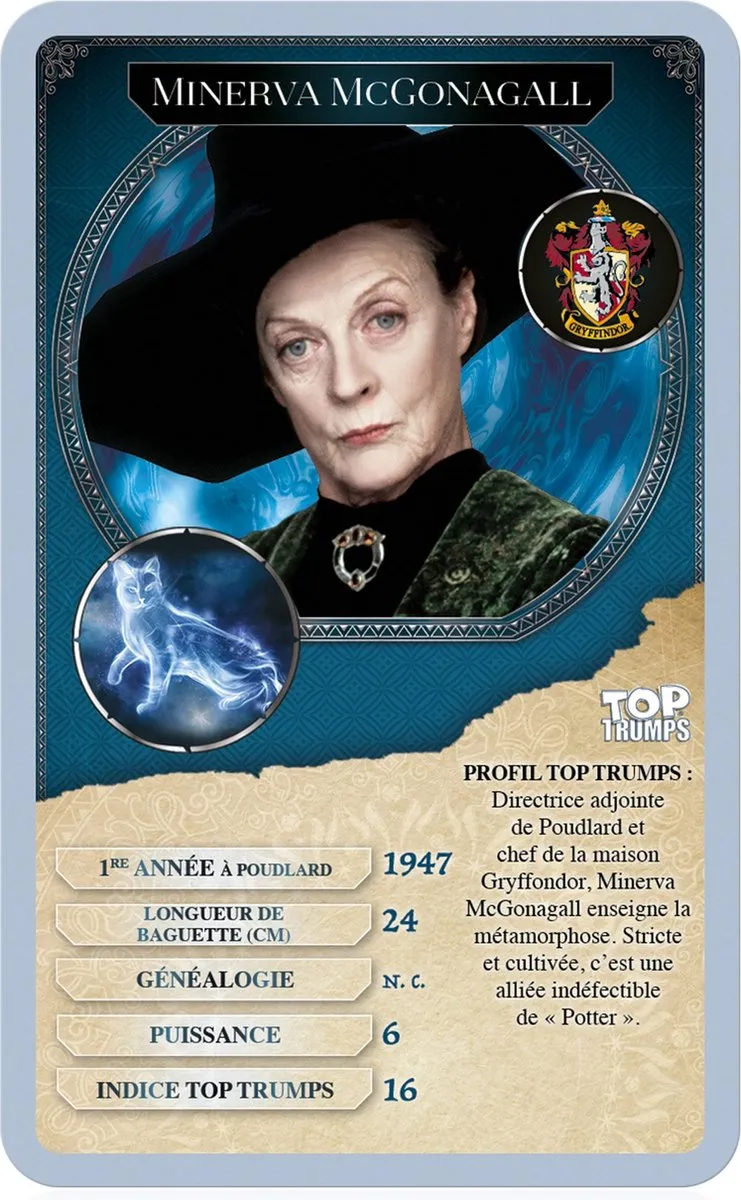 Top Trumps - Harry Potter Battle Mat Kaartspel (Franse Editie)