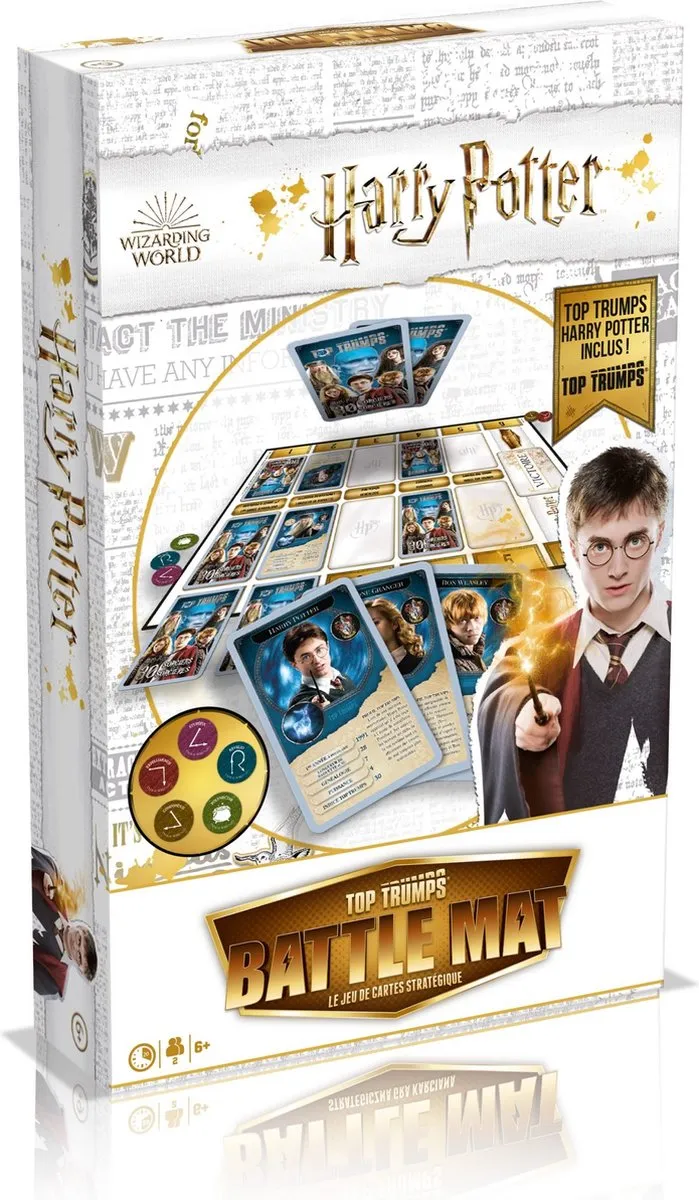 Top Trumps - Harry Potter Battle Mat Kaartspel (Franse Editie)