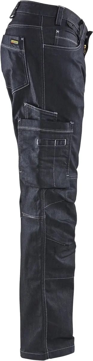 Blåkläder Service Werkbroek Denim Stretch 1439-1141 - Maat 56 Marineblauw