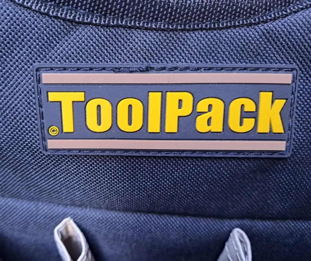 Toolpack 360.067 Heavy Duty Gereedschapstas 22x36cm - Zwart/Bruin