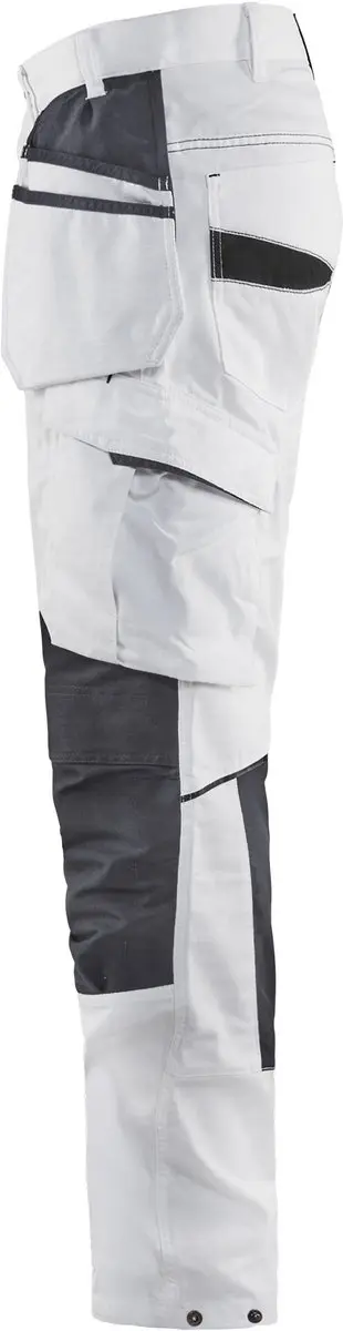 Blåkläder Schilderswerkbroek Stretch 1096-1330 - 58 - Wit/Donkergrijs