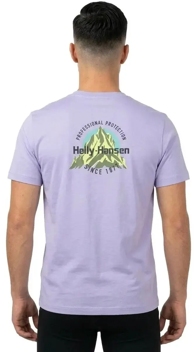 Helly Hansen Core Graphic T 2.0 T-shirt - Paars S