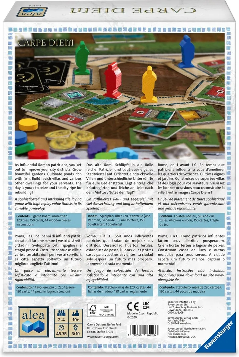 Ravensburger Carpe Diem Refresh Bordspel - 2-4 Spelers