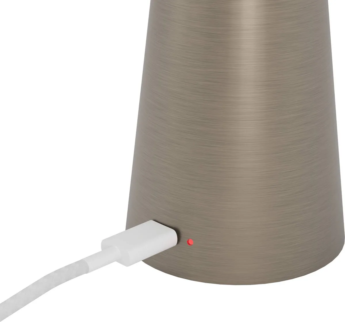 Eglo Piccola Oplaadbare Tafellamp - Donker Brons - 28 cm - Instelbaar Wit Licht
