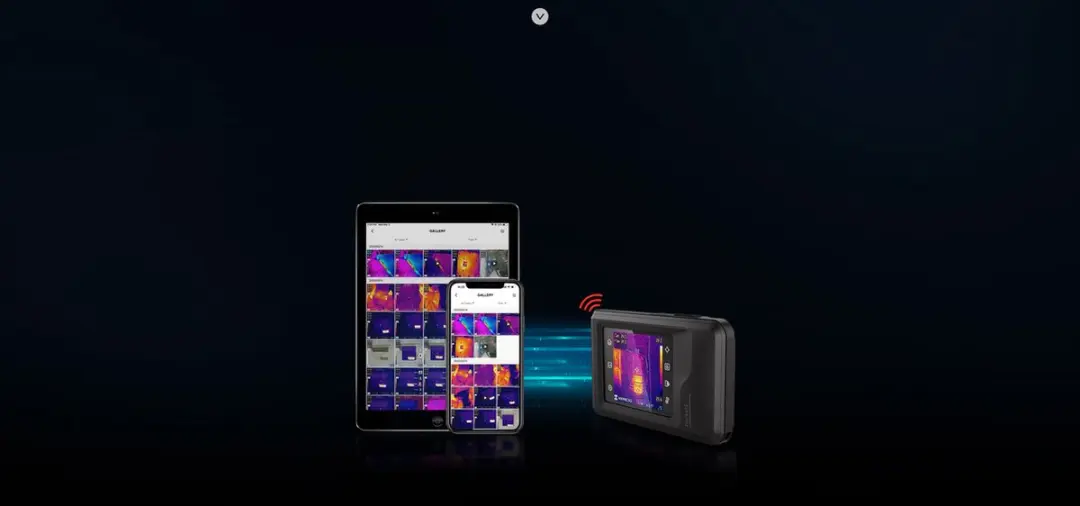 HikMicro PocketE Warmtebeeldcamera 96x96 - 25Hz - 320x240 Touchscreen - Zwart