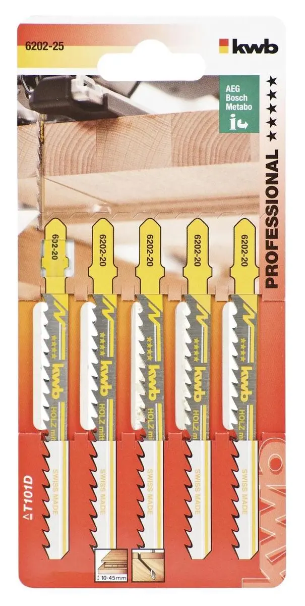KWB Decoupeerzaagblad Hout 6202-25