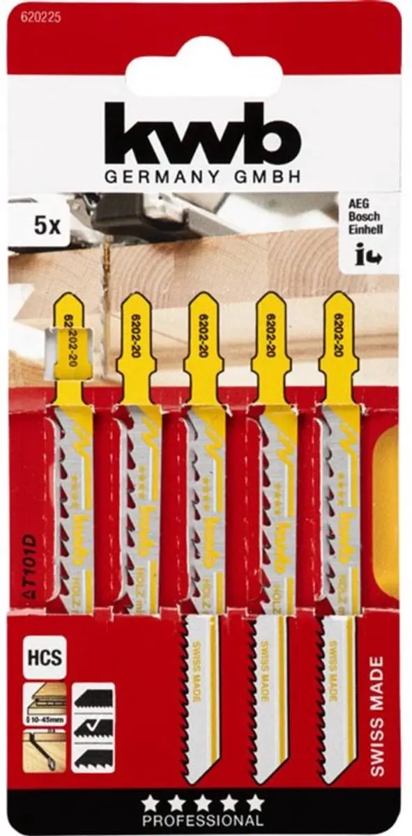 KWB Decoupeerzaagblad Hout 6202-25