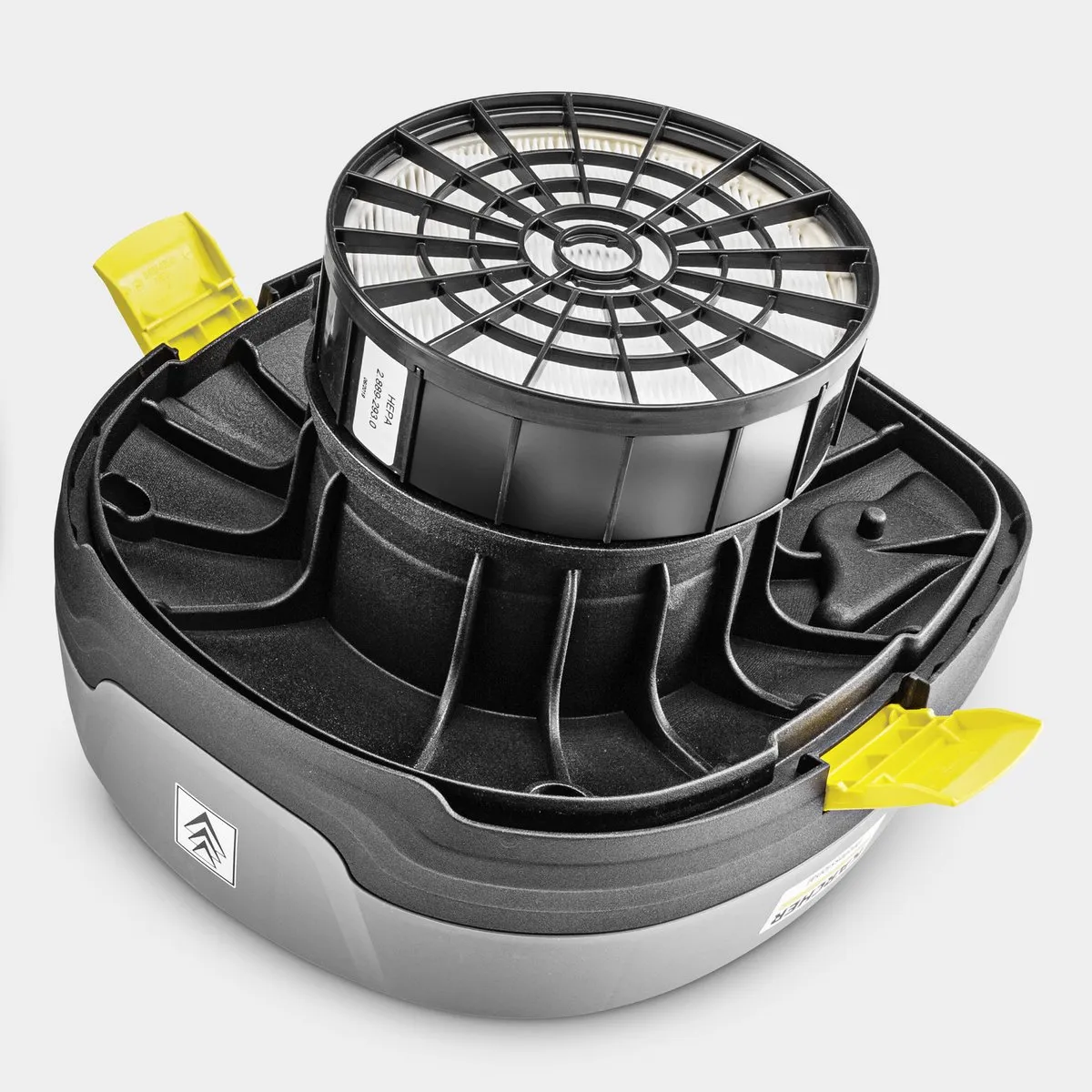 Kärcher T 11/1 Classic Stofzuiger 850W - 11L - Zwart/Grijs/Geel