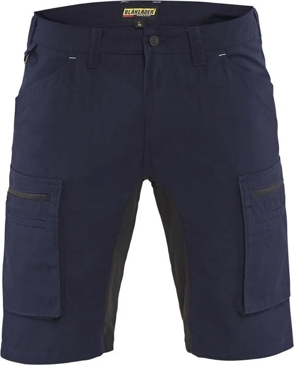 Blåkläder Service Short Stretch 1449-1845 Werkbroek - Marineblauw/Zwart - afbeelding 6 van 6