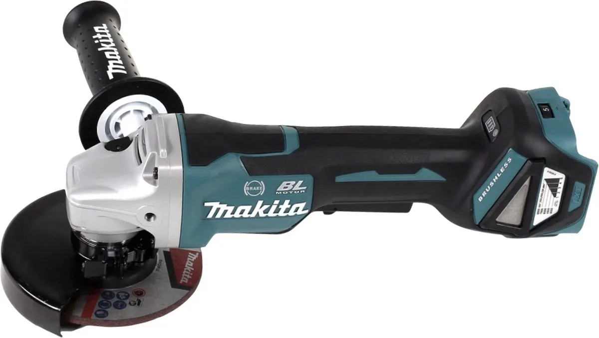 Makita DGA 517 RT Haakse Slijper 125mm - 2x 5.0Ah Accu