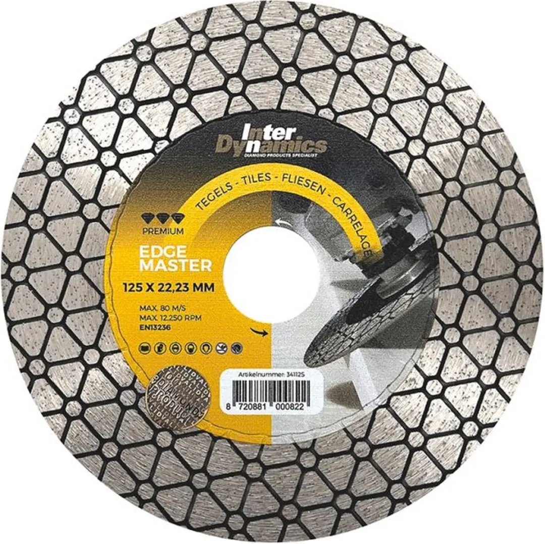 InterDynamics EdgeMaster 2-in-1 Diamantzaag 125mm