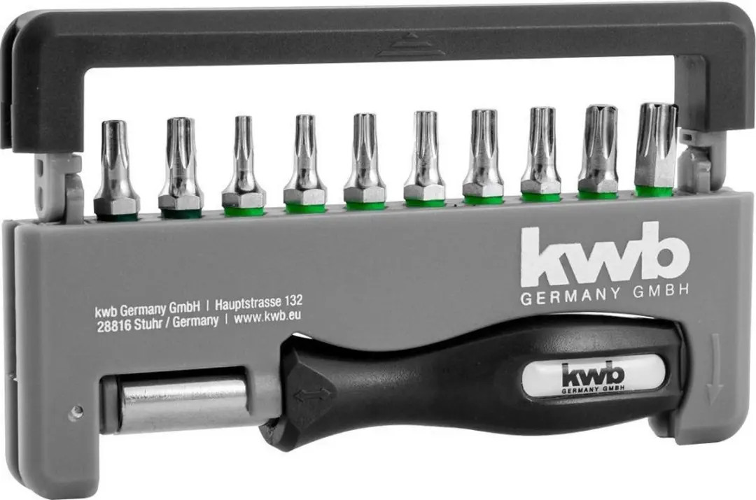 KWB Torx Bit-Box INDUSTRIAL STEEL 12-delig - T20 - afbeelding 6 van 6