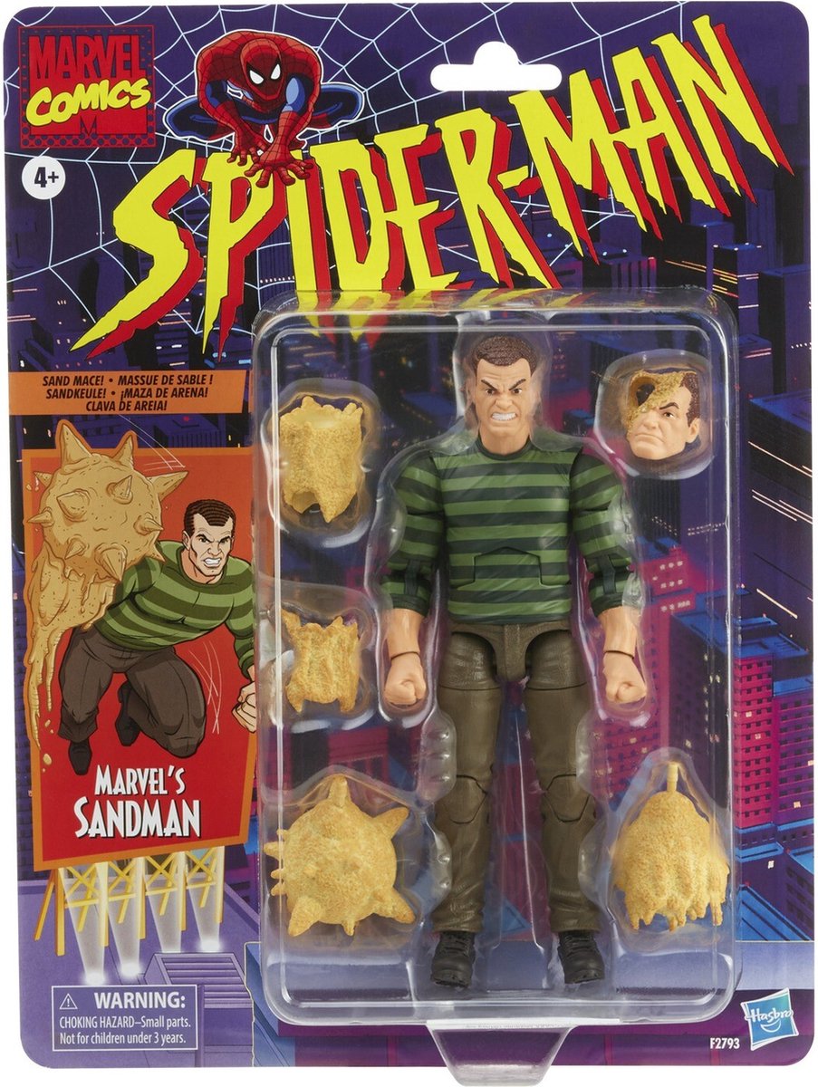 Hasbro Marvel Legends Spider-man Sandman 15 cm actiefiguur [sand-man]