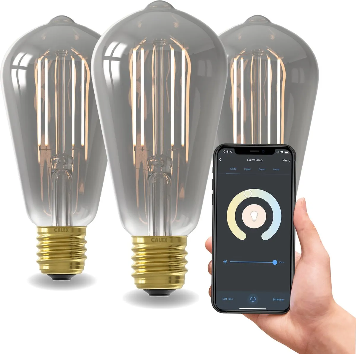 Calex Slimme LED Filament Lamp E27