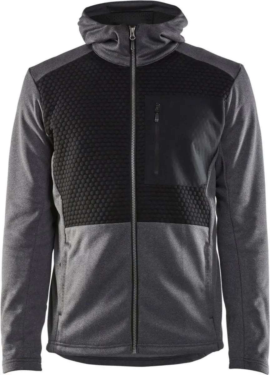Blåkläder 3540-2533 Hoodie - Zwart Mêlee