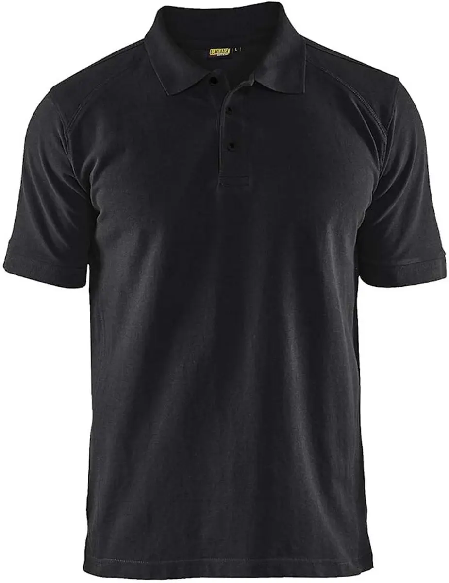 Blåkläder Polo Piqué Shirt - XXL - Zwart/Grijs