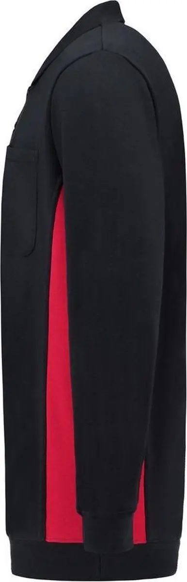 Tricorp Polosweater Bi-Color 302001 - Navy/Rood - Maat L