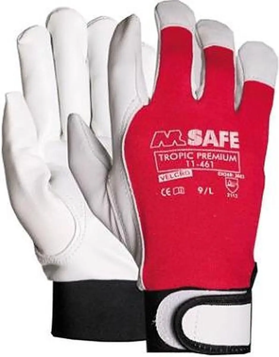 Oxxa Tropic-Comfort 11-461 Handschoen - 12 Paar M - Rood