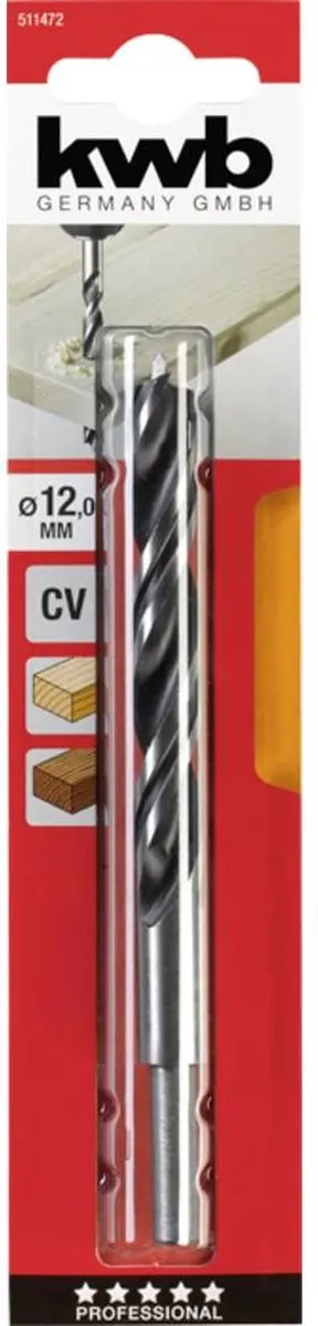 KWB Houtspiraalboor 12mm Metaal - MPN 511472