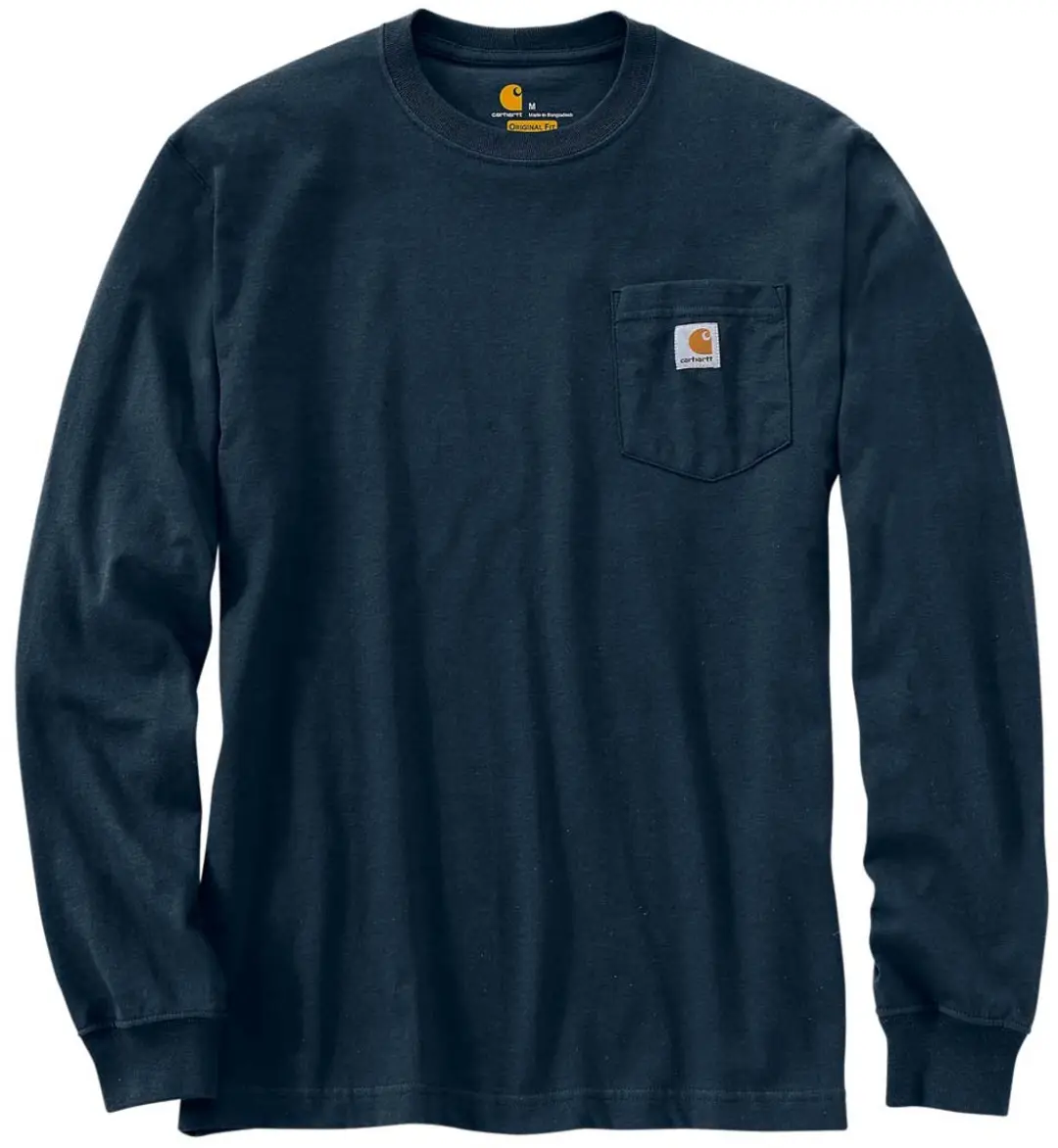 Carhartt Dearborn T-shirts Combi - Navy - Maat L