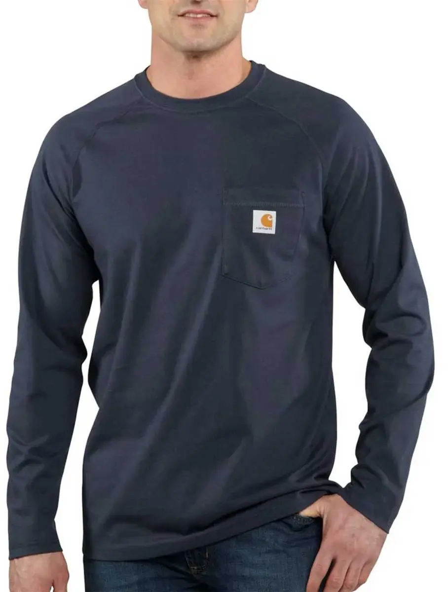 Carhartt Dearborn T-shirts Combi - Navy - Maat L