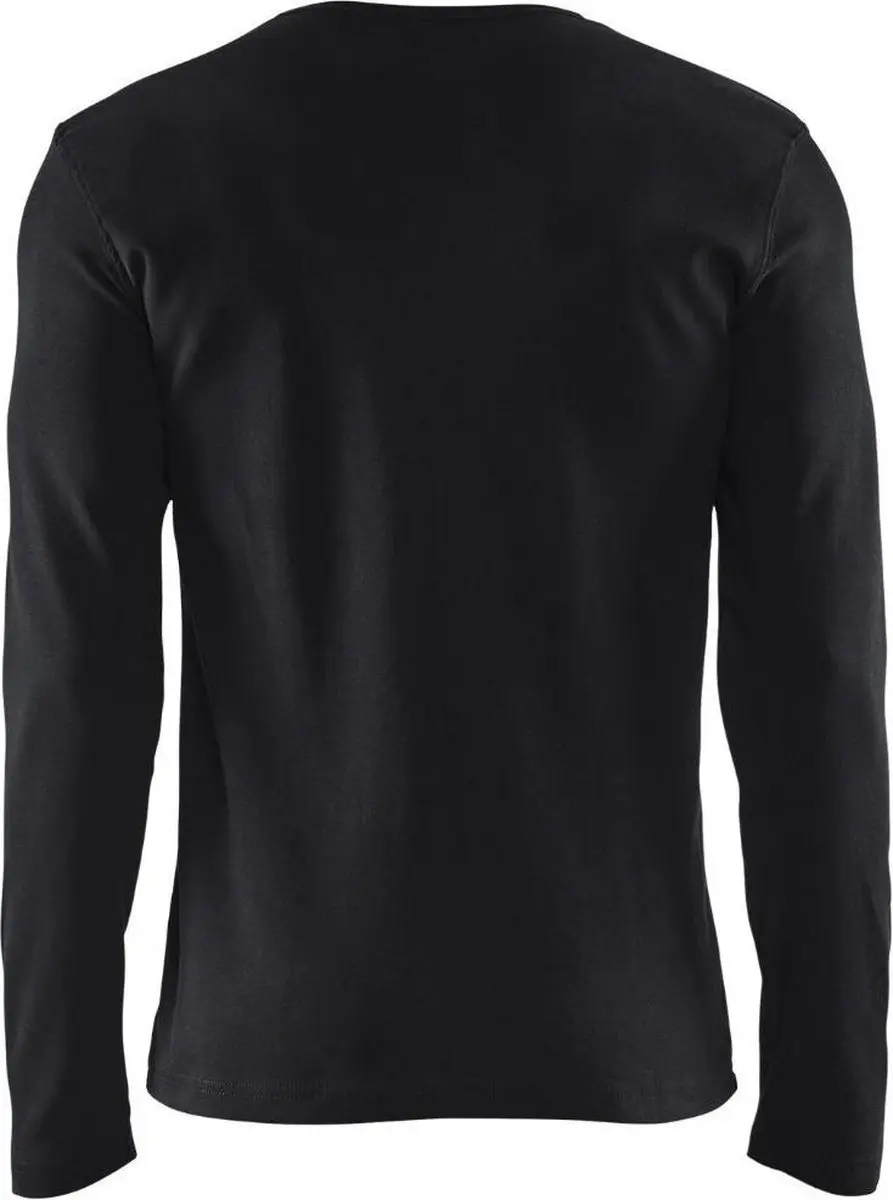Blåkläder T-shirt Lange mouw 3314-1032 - M - Zwart