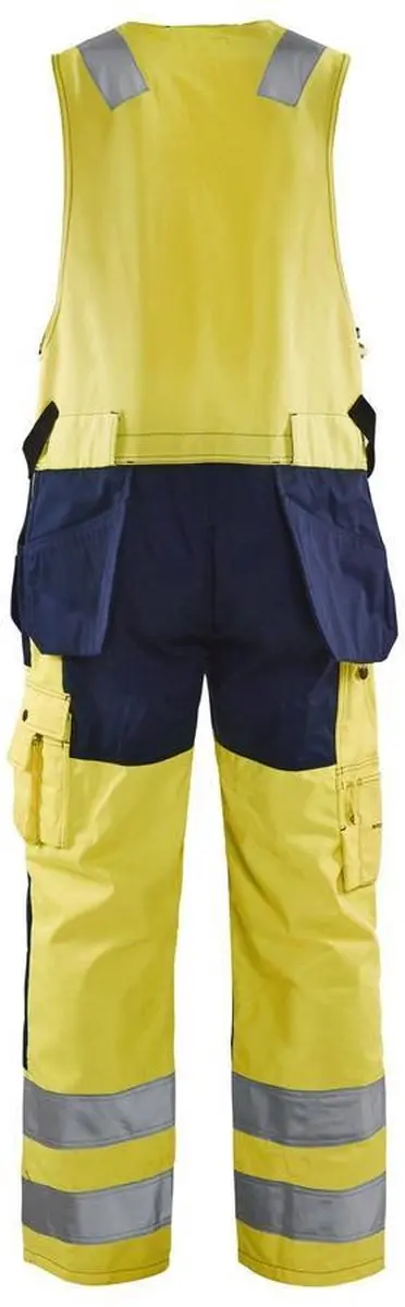 Blåkläder Amerikaanse Overall High Vis 2653-1804 - 58 - Geel/Marineblauw